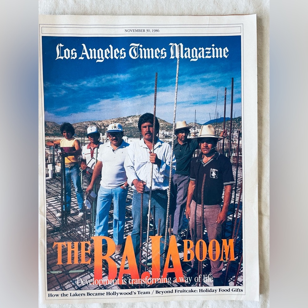 LA Times Magazine Nov 30 1986 The Baja Room Lakers Holiday season